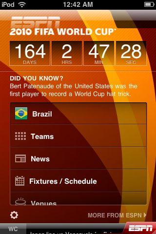 Fifa 2010 app